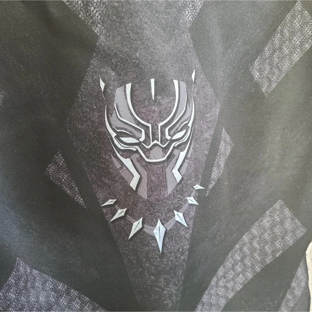 Men's Marvel Black Panther Comic Character Logo Hoodie SZ XL